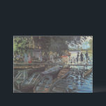 Bathers no La Grenouillère por Claude Monet<br><div class="desc">Bathers no La Grenouillère (1869), de Claude Monet, é uma pintura de arte impressionista vintage, que apresenta um barco popular e um banho com um café flutuante, no rio Sena, perto de Bougal, a oeste de Paris. No Verão de 1869, Monet vivia perto de La Grenouillère, com Camille, e o...</div>