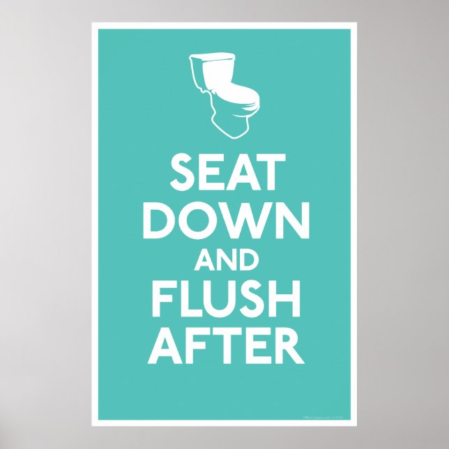 Bathroom Humor Impressão (Frente)