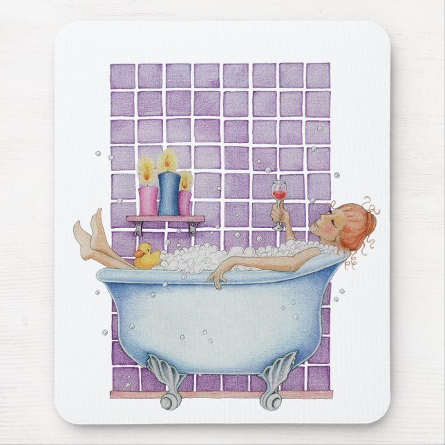 Bathtub Joy Mousepad (Frente)