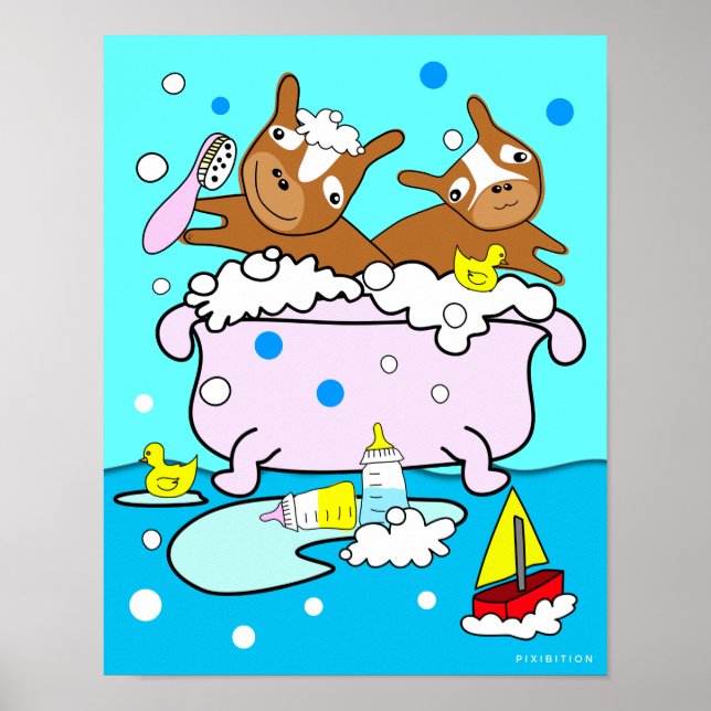 Bathtub Puppy Poster 12 (Frente)