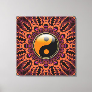 Batik New Age Yin Yang Canvas