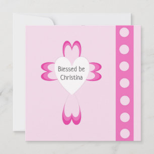 Batismo Abençoado Obrigado Cartão Simples