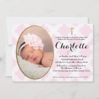 Batismo, convite de Natal, ouro rosa e falso