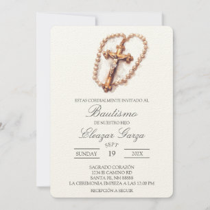 Batismo de crucifixo no Convite Espanhol