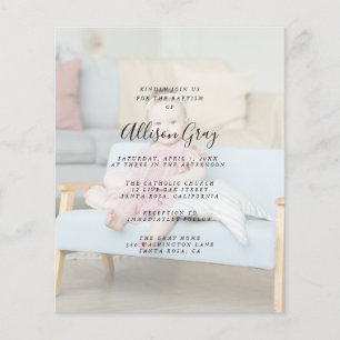 Batismo Fotográfico Moderno   Orçamento Flyer