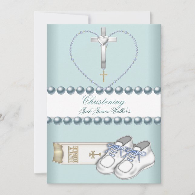 Batismo Menino Rosa Branco Azul (Frente)