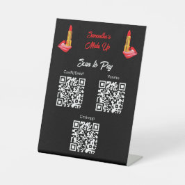 Batom Vermelho na Língua Preta com Nome Personaliz