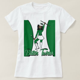 Baton Twirler T-Shirt / Verde