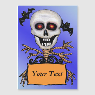 Bats de Sinais de Árvore Crânio Assustador