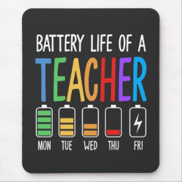Battery Life of a Teacher Women's Mouse Pad