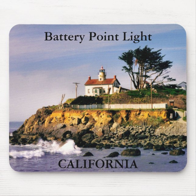 Battery Point Light, California Mousepad (Frente)