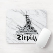 Battleship Tirpitz Mousepad