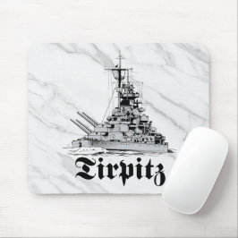 Battleship Tirpitz Mousepad