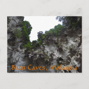 Batu Limestone Caverna Cartão Postal Malásia
