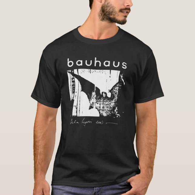 Bauhaus - Bat Wings - Morto T-Shirt de Bela Lugosi (Frente)