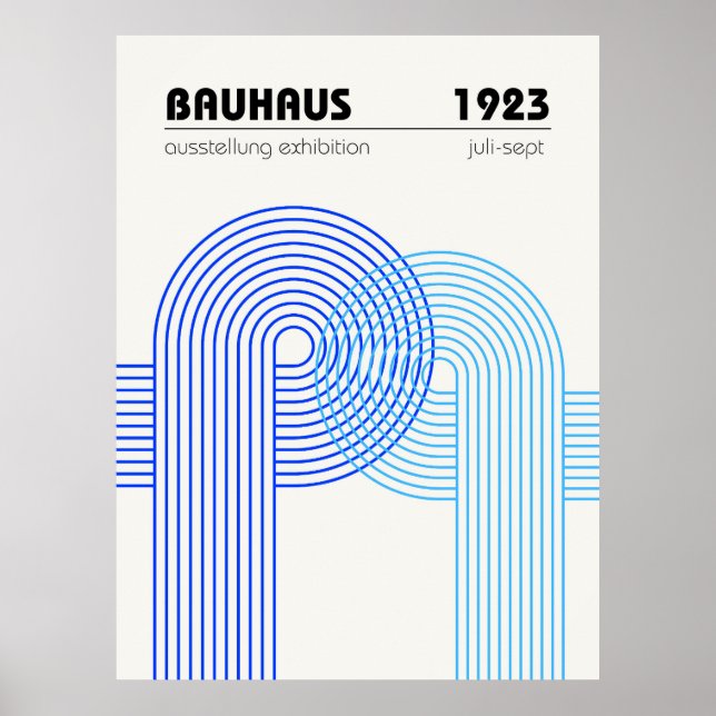 Bauhaus Exhibition Poster 1923 (Frente)