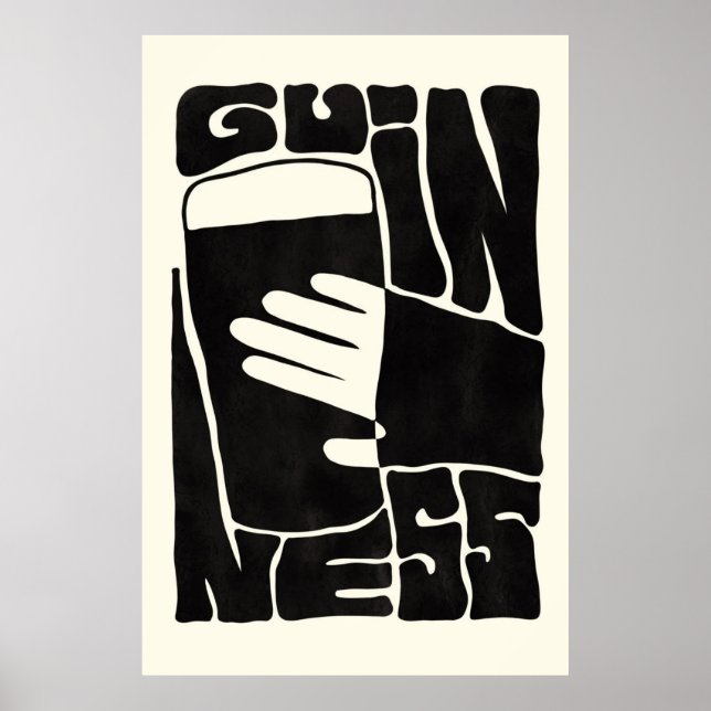 Bauhaus Guinness Poster (Frente)