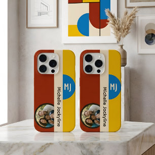 Bauhaus Moderno Geométrico Personalizado Foto e Mo