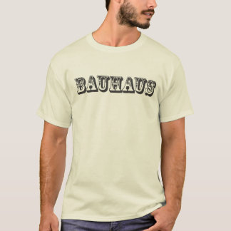 Bauhaus no t-shirt ocidental da pia batismal