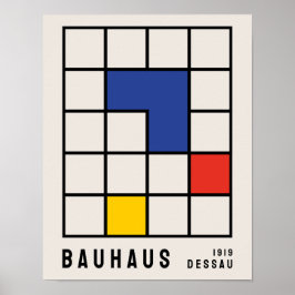 Bauhaus Poster, Impressão B17 da exposição Bauhaus