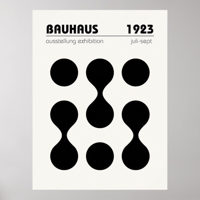 Bauhaus Poster Wall Art (Frente)