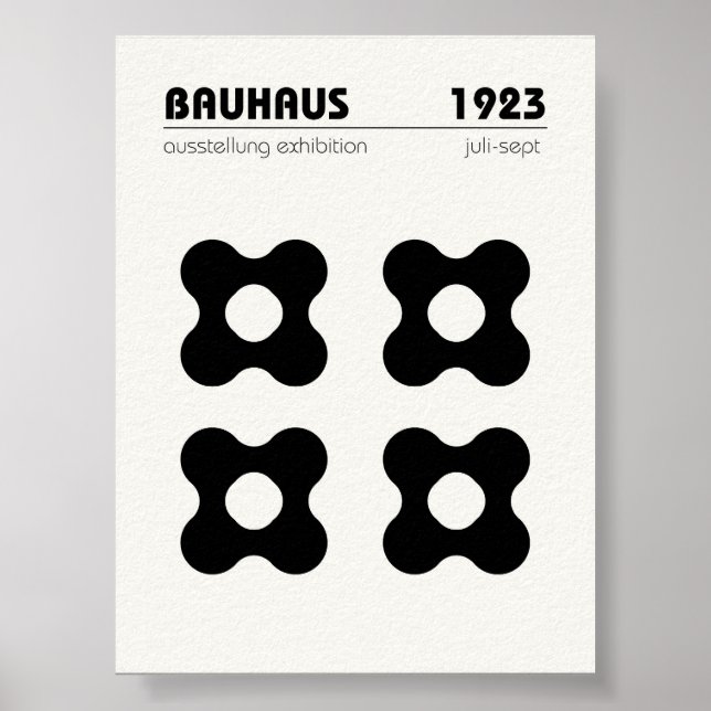 Bauhaus Poster Wall Art (Frente)