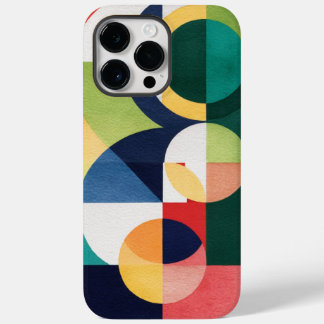 Bauhaus Watercolor - Capa de telefone Verde Geomét