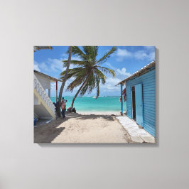BAVARO BEACH PUNTA #1 NA CANVAS 20 "x 16"