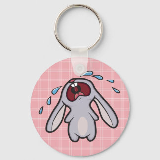 Bawling Bunny com Chaveiro cor-de-rosa