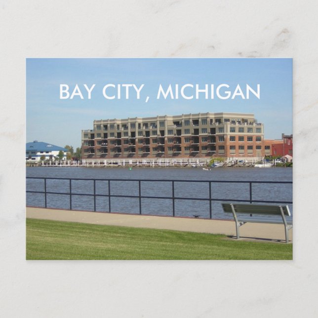 BAY CITY, CARTÃO DE POSTO MICHIGAN (Frente)