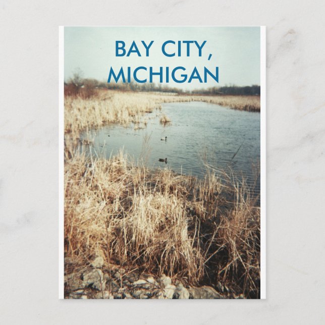 BAY CITY, CARTÃO POSTAL MICHIGAN (Frente)