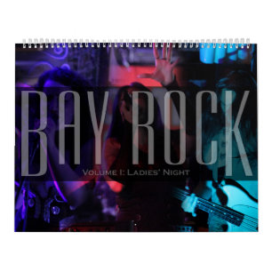 Bay Rock Vol. Calendário para 12 meses da Noite d