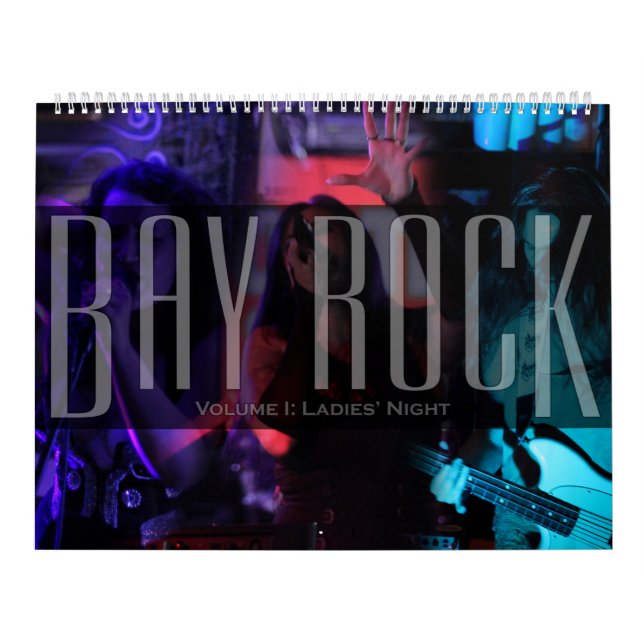 Bay Rock Vol. Calendário para 12 meses da Noite da (Capa)