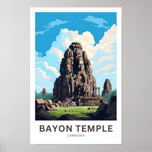 Bayon Temple Viagem Impressão