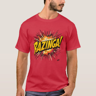 Bazinga! Camiseta Retro Geek em Estilo de Quadrinh