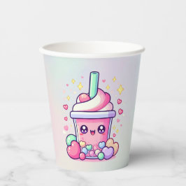 Bble Tea Birthday Paper Party Cup