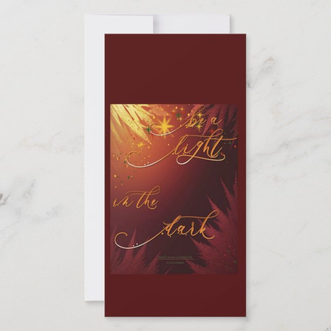 Be A Light Bordeaux Mel Mae Schmidt Stationery (Frente)