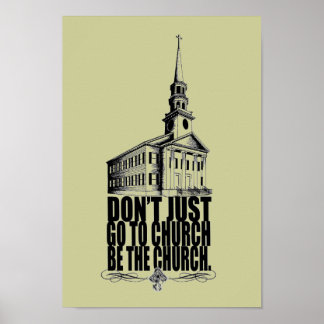 BE a poster da igreja