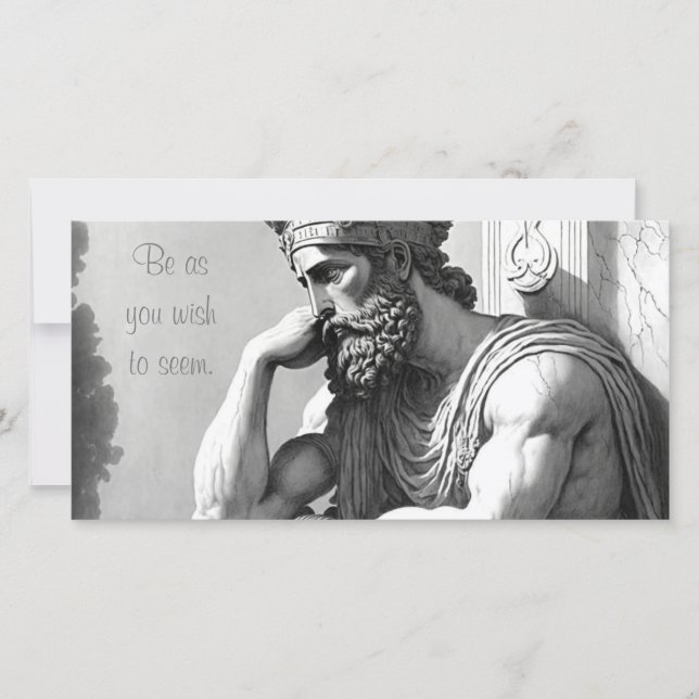 Be as you wish to seem (Frente)