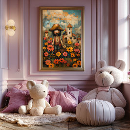 Be Brave, Be Bold - Póster Motivador infantil