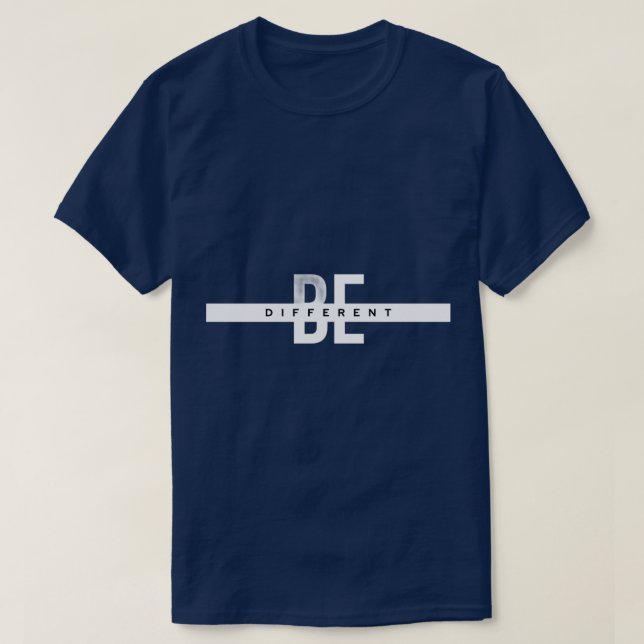 Be different men t-shirt (Frente do Design)