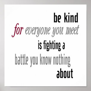 Be Kind Poster