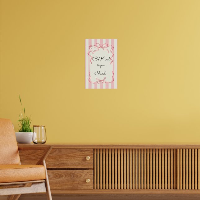 Be kind to your mind Motivational Poster (Sala de Estar 2)