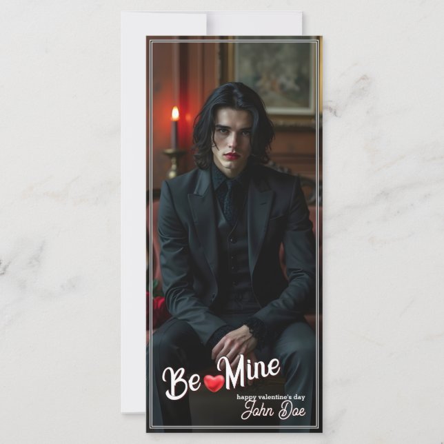 Be Mine – Dark Romantic Valentine Portrait Art (Frente)