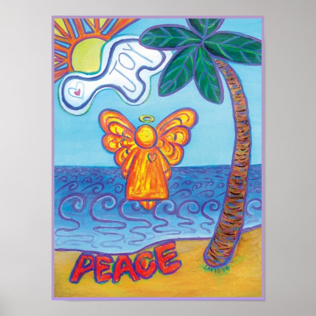 Beach Angel Impressão (Frente)