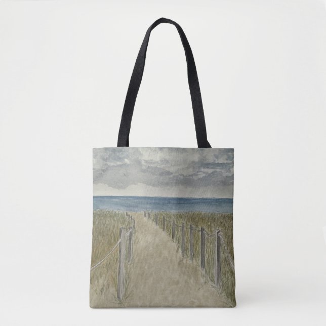 Beach Art Tote Bag (Frente)