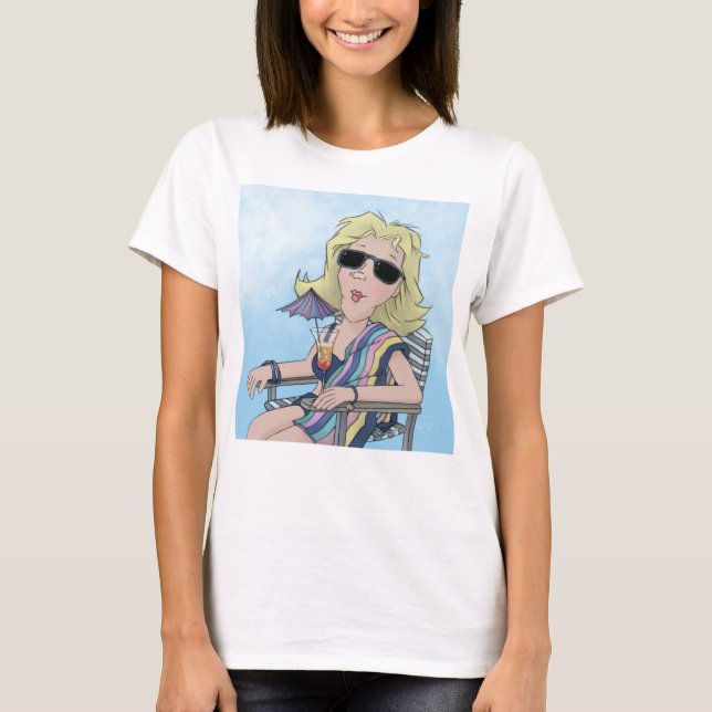 Beach Babe T-Shirt (Frente)