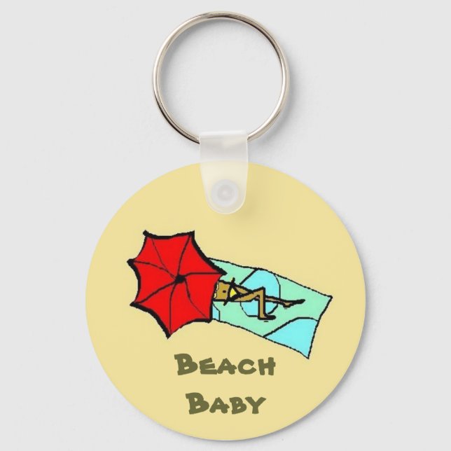 Beach Baby - chaveiro (Frente)