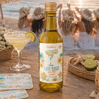 Beach Bachelorette Last Toast on the Coast Custom