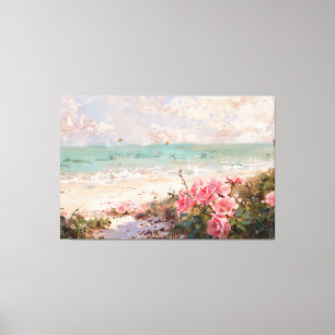 *~* Beach Cluster Rosas TV2 Stretch Canvas Print